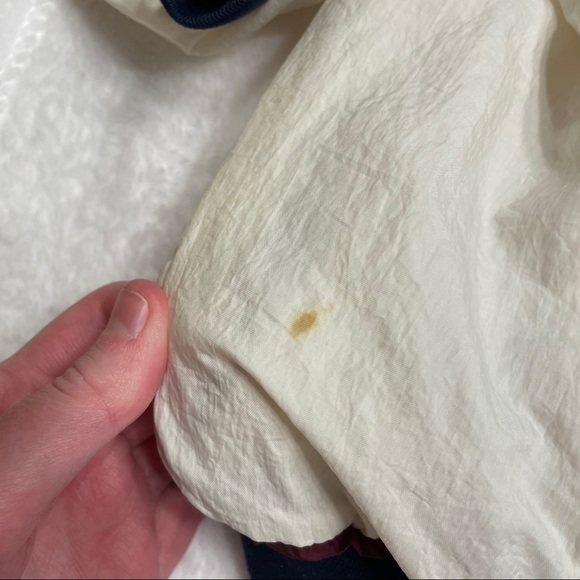 SOLD Vintage Adidas White & Navy Blue Jacket - Picture 7 of 7